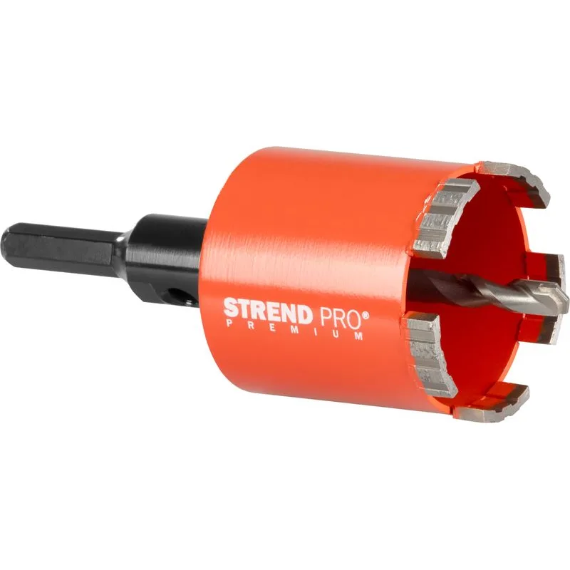 Vykružovač Strend Pro Premium, 68x68 mm, závit M16, 5 zubov, korunka, vyrezávač