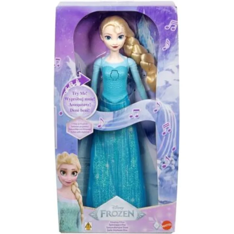 Mattel Panenka Elsa zpívající ‘Let It Go’ z Ledového království 30 cm