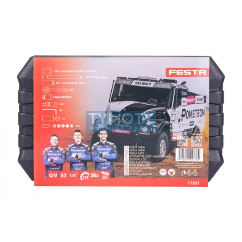 Gola sada CrV 36 ks 1/4" EDÍCIA DAKAR, FESTA 17231
