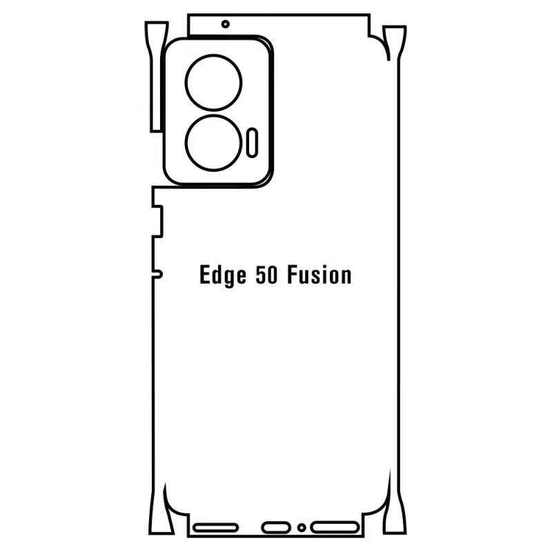 Sunshine Motorola Edge 50 Fusion Zadná Hydrogél ochranná fólia Strih: Zadná časť a rám 1, Typ fólie: Číra