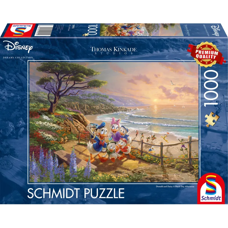 Schmidt Puzzle Donald & Daisy: Káčacie popoludnie 1000 dielikov
