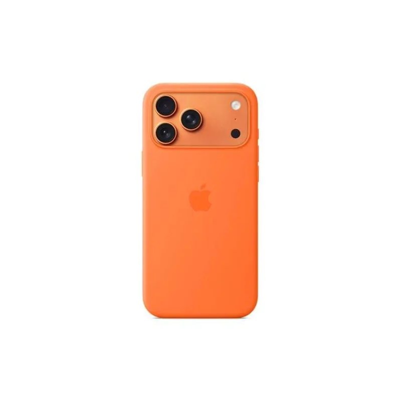 Apple iPhone 17 Pro Max Silicone Case with MagSafe – Orange (mgfl4zm/a)