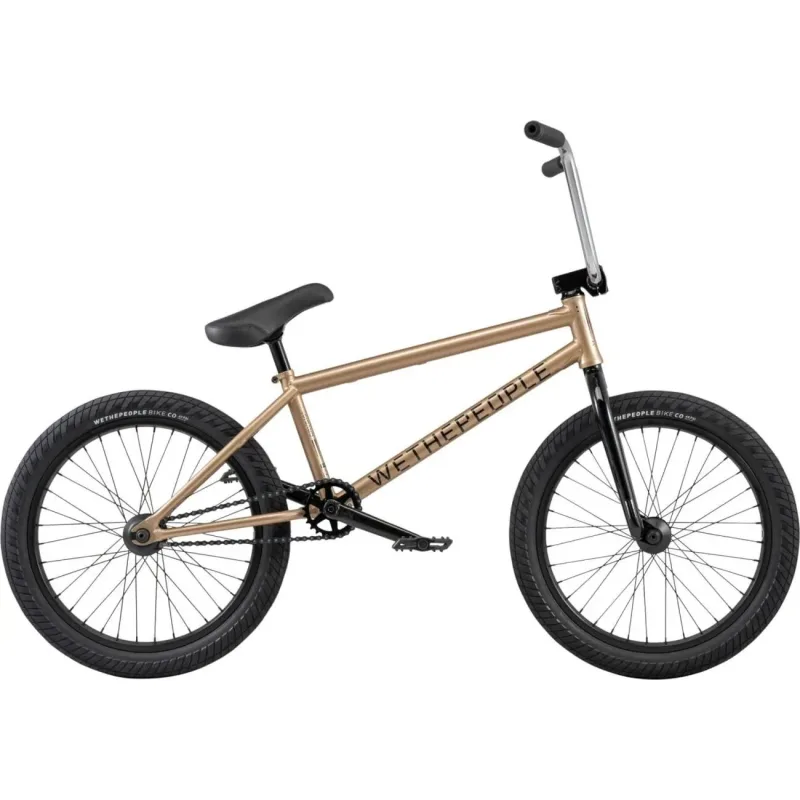 Wethepeople Crysis 20" Freestyle BMX Bicykel (20.5"|Metallic Champagne)