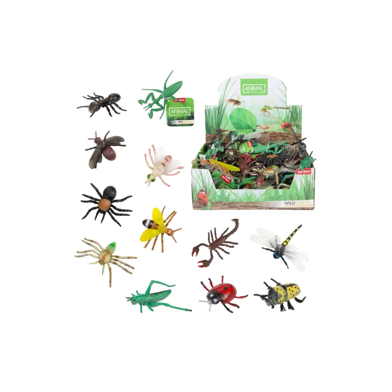 Teddies Hmyz plast 6-13cm, mix druhov