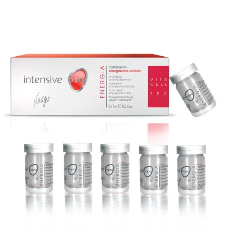 VITALITYS Intensive Energia Hair-Loss Treatment 8x7ml - kúra proti vypadávaniu vlasov, ampulky
