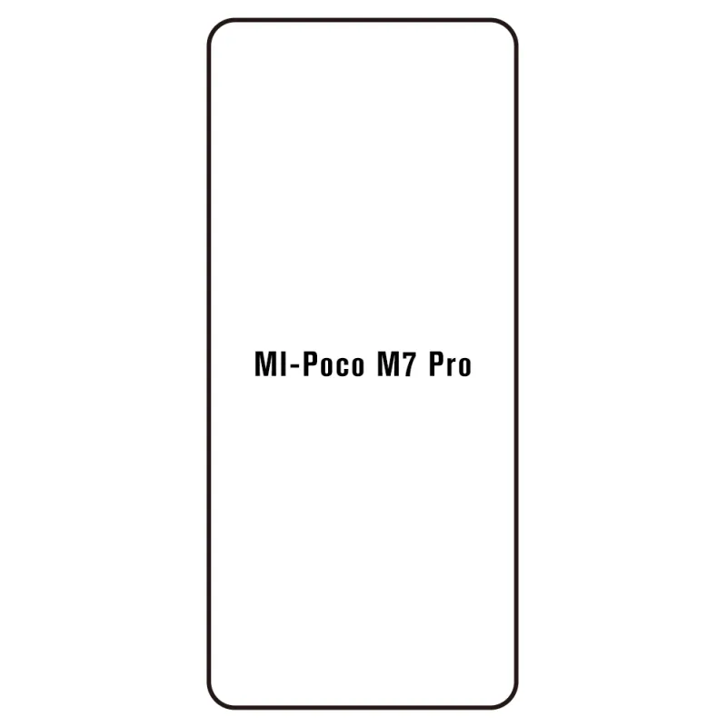 Sunshine Xiaomi Poco M7 Pro 5G Predná Hydrogél ochranná fólia Strih: Predná 1, Typ fólie: Číra