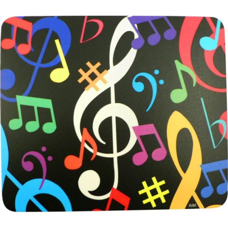 Aim Gifts Podložka pod myš - barevné noty