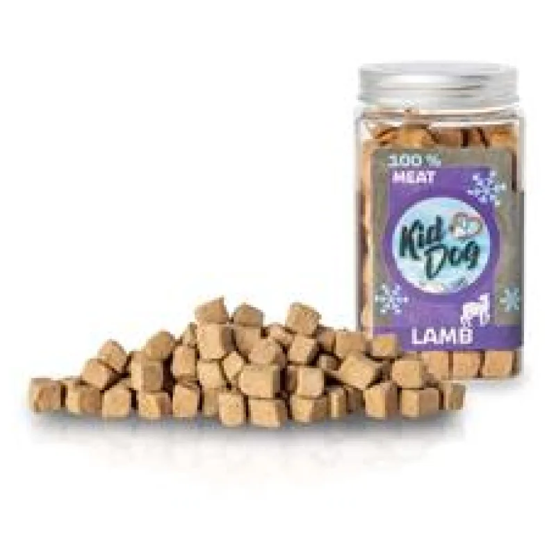 KIDDOG Super Premium 100% freeze dried LAMB CUBES - čisté jehněčí maso, sušené mrazem 105g