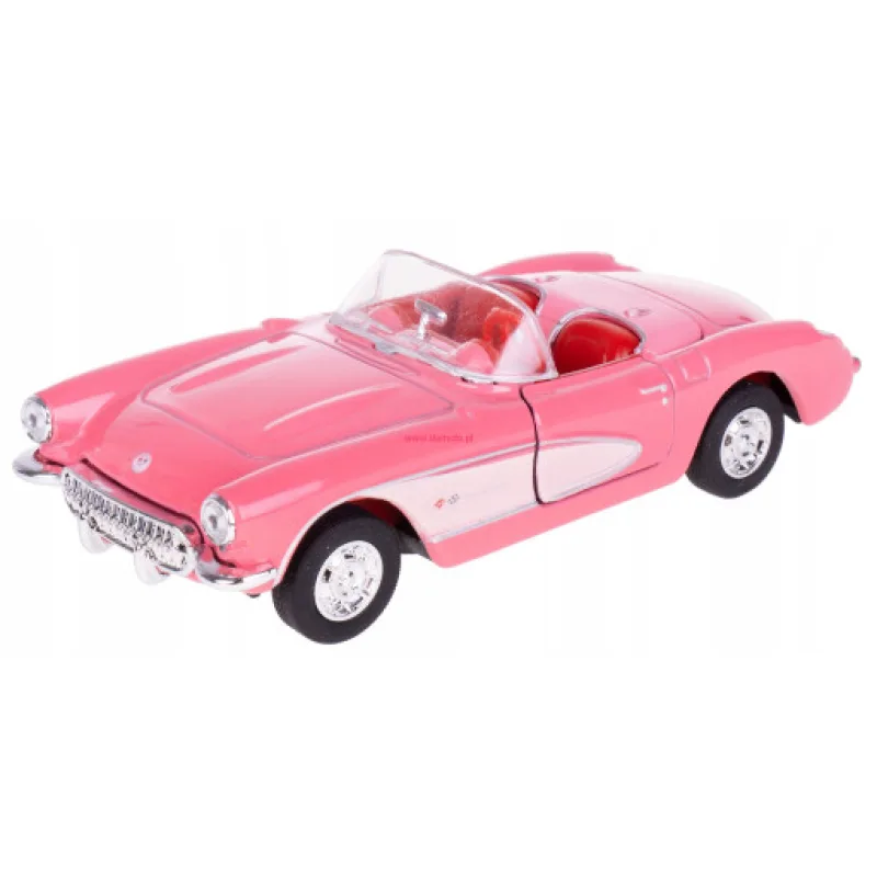 Welly Chevrolet Corvette convertible (1957), Růžová 1:34-39