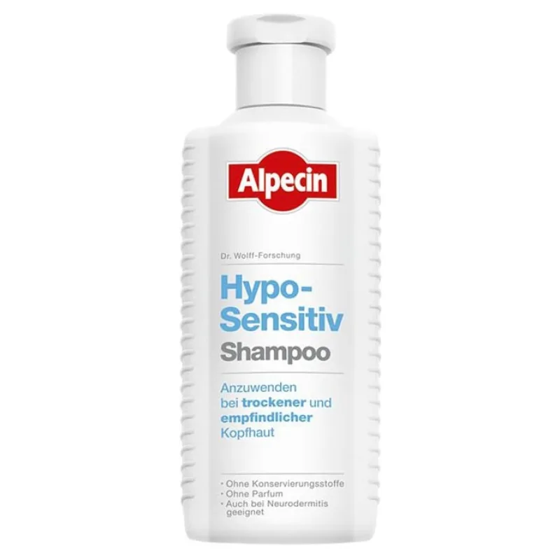DR. WOLFF ALPECIN Hyposensitiv Shampoo 250ml - šampón pre atopikov na veľmi citlivú pokožku hlavy