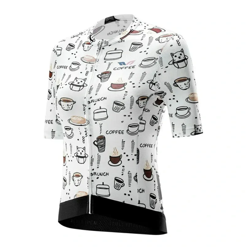 Rockbros 15110005003 dámsky cyklistický dres s krátkym rukávom S – biely