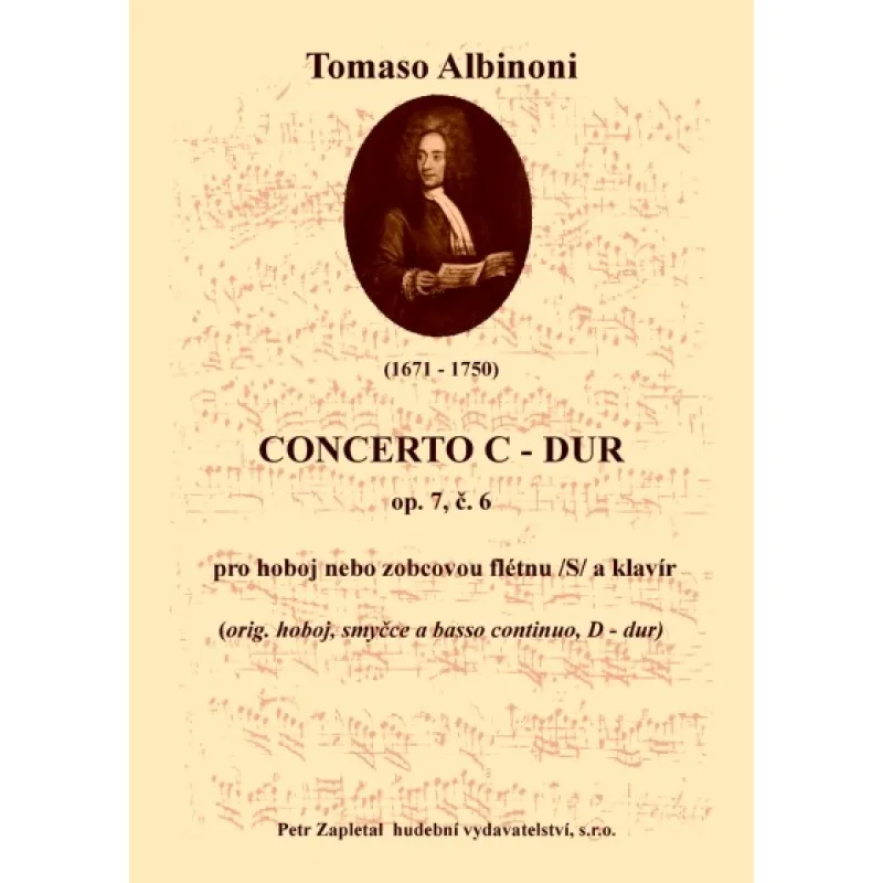 NotaNota Concerto C- dur op. 7, č. 6 (transpozice z D do C)