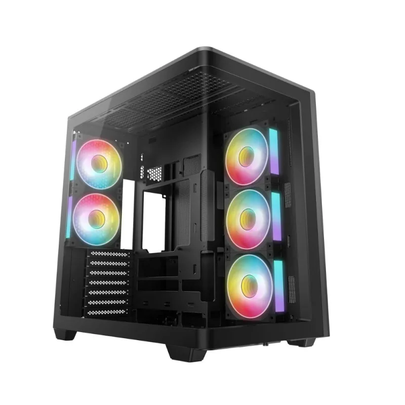DEEPCOOL Case CG590U 5F, ATX, Průhledná bočnice, 5x120mm ARGB Fan, …