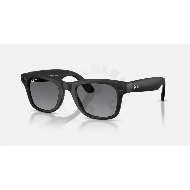 GOOGLE Meta Ray-Ban Gen2 Wayfarer, Matte Black, Grey Polarized Gradient RW4012 601ST3