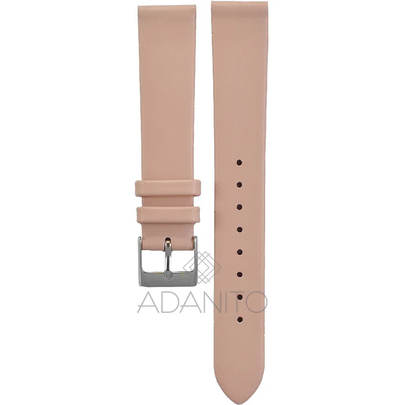 Kožený remienok na hodinky 18 mm ružový ADANITO TK010R14S00-18