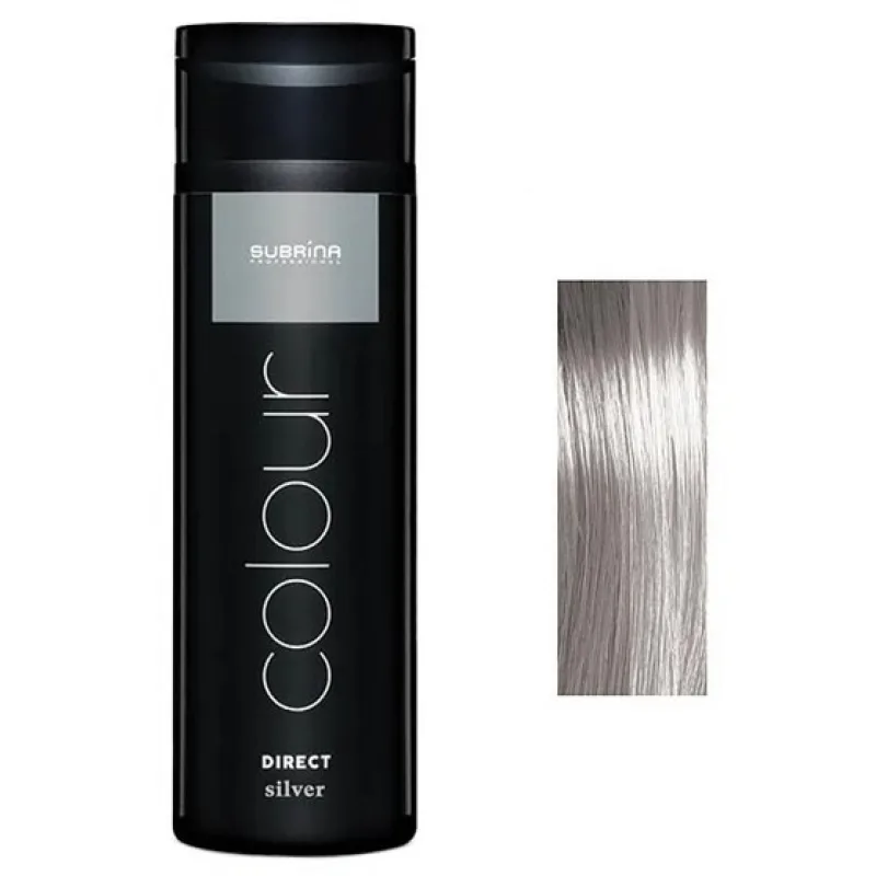 SUBRÍNA SUBRINA Direct Colour Silver 200ml - Gélová farba na vlasy - strieborná