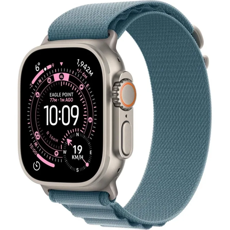 Apple Watch Ultra 3 (2025) 49mm Prírodný titán so svetlo modrým alpským…