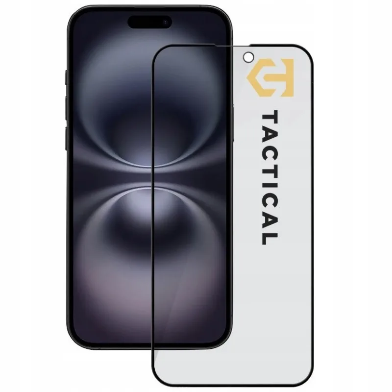 Sklo iPhone 15 Pro Black Privacy Stealth 5D 8596311288395