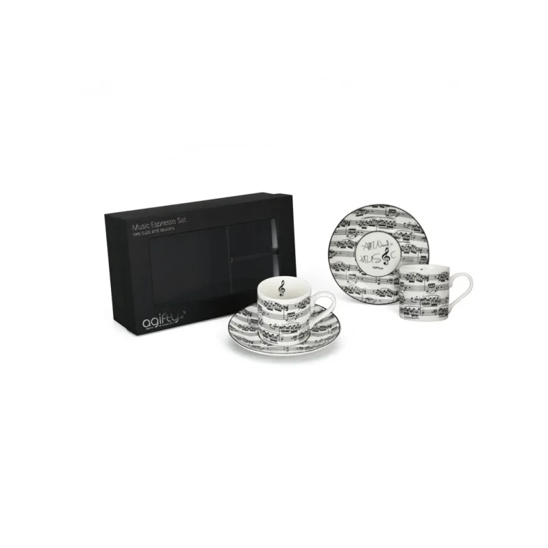 agifty Espresso set - notový zápis