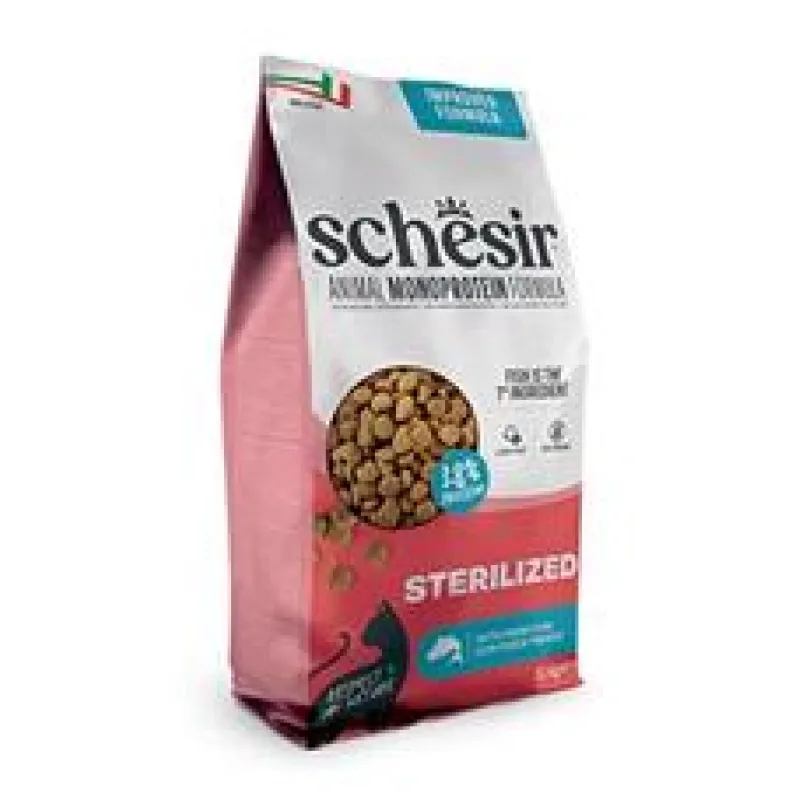 Schesir Cat Animal Monoprotein Sterilized rybí 10kg