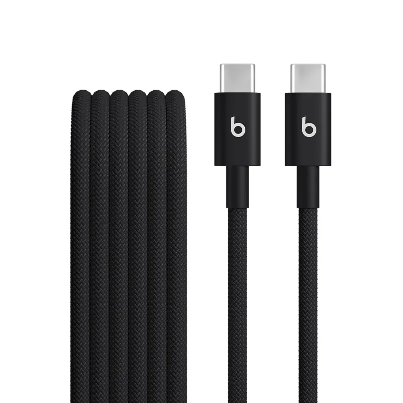 APPLE Beats 240W USB-C/USB-C Braided Cable (3m)- Black MHX64EE/A