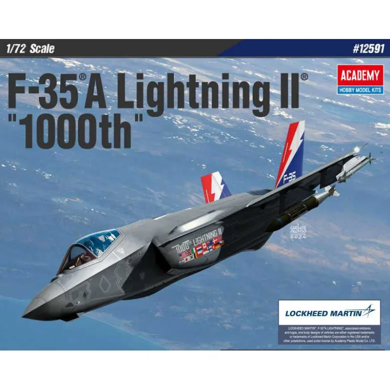 Academy Model Kit lietadlo 12591 - F-35 Lightning II "1000th" (1:72)