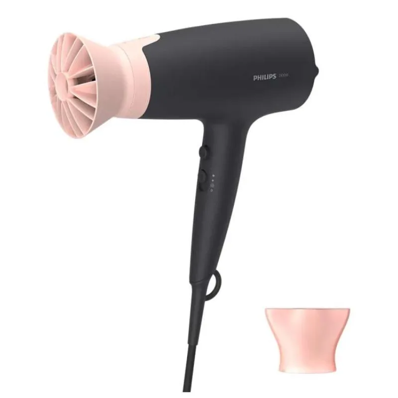 Philips Series 3000 BHD350/10 fén na vlasy, 2100 W, 3 nastavení teploty a rychlosti, studený vzduch (BHD350/10)