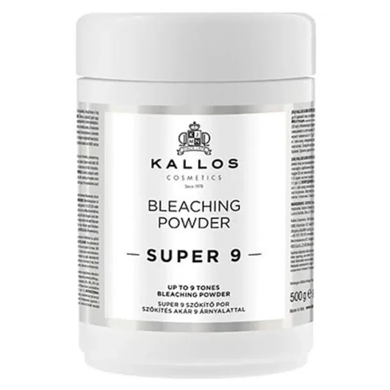 KALLOS KJMN SUPER 9 Bleaching Powder 500g - melír, zosvetľovač vlasov až o 9 odtieňov