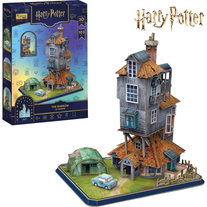 3D puzzle CubicFun Harry Potter: Brloh 103 dielikov
