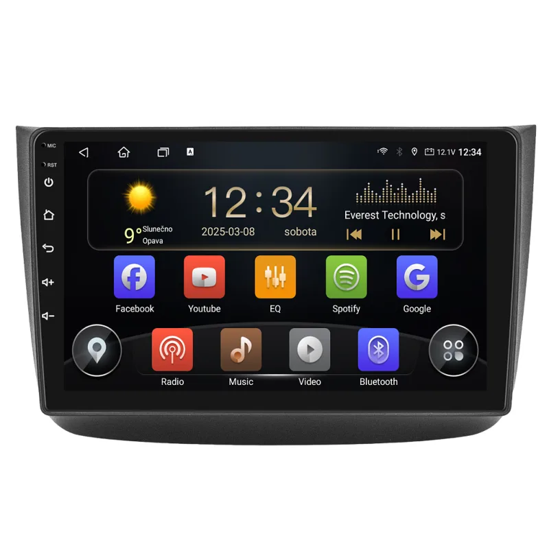 Isudar 2DIN autorádio T75-IEV64 Android, Mercedes-Benz Viano / Vito T75-UN08/A7674