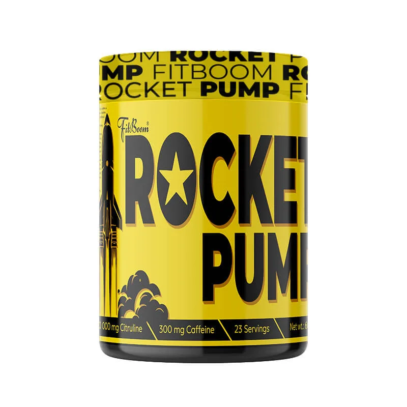 Rocket Pump 600 g - FitBoom Príchuť: Višna