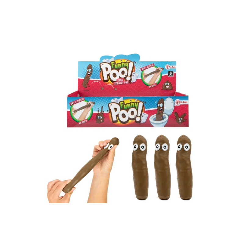 Teddies Hovienko antistresová guma 15 cm elastické tvarovateľné vo vrecúšku 12 ks v boxe