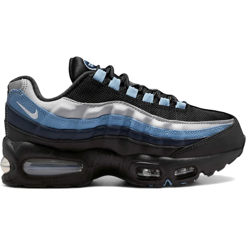 Nike Air Max 95 Black Smoke Grey Work Blue (GS) - 39