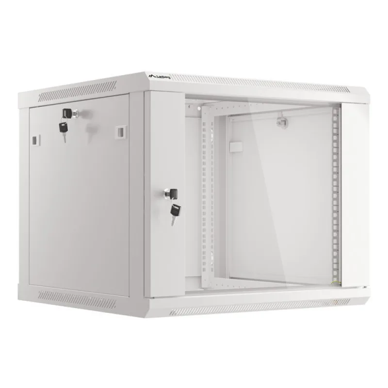 LANBERG RACKOVÁ SKŘÍŇ 19" PRO MONTÁŽ NA STĚNU 9U/600X600 (FLAT PACK) V2 ŠEDÁ WF01-6609-10S