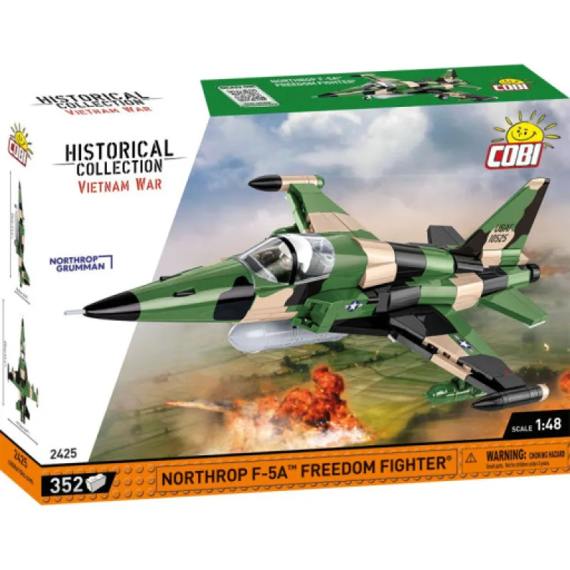 COBI 2425 Vietnam War Northrop F-5A Freedom Fighter, 1:48, 352 kostek
