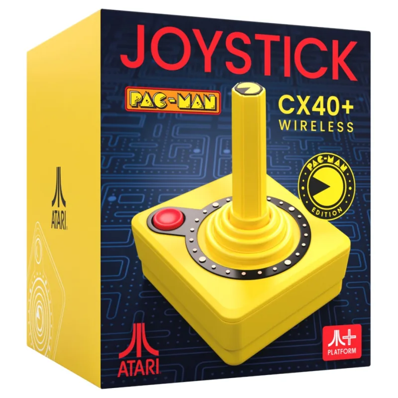 Atari 2600+ CX40+ Wireless Joystick Pac-Man Edition