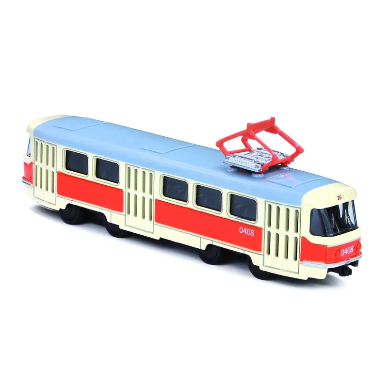 Rappa Kovová česká retro električka 16 cm