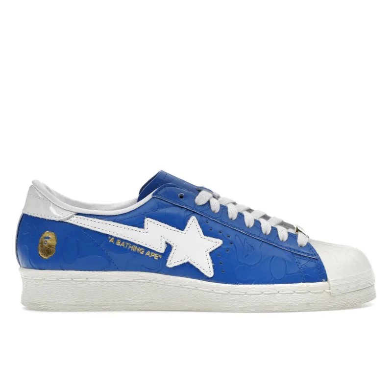 adidas Superstar Vintage Bape Blue White - 41.5