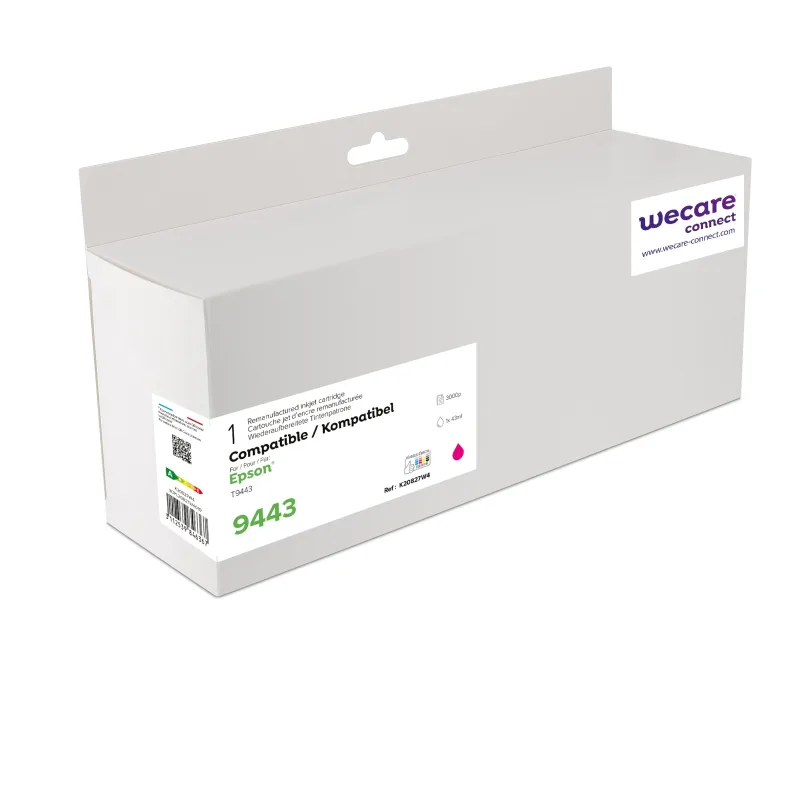 WECARE ARMOR ink kompatibilní s EPSON C13T944340, červená/magenta K20827W4