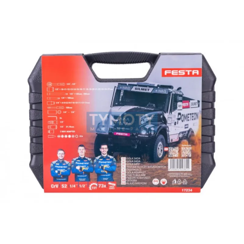 Gola sada CrV 73 ks 1/4"-1/2" EDÍCIA DAKAR, FESTA 17234