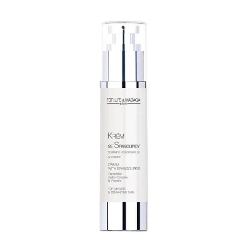 For Life & Madaga Krém se Sfingolipidy - Pro hydrataci zralé, náročné pleti 50 ml