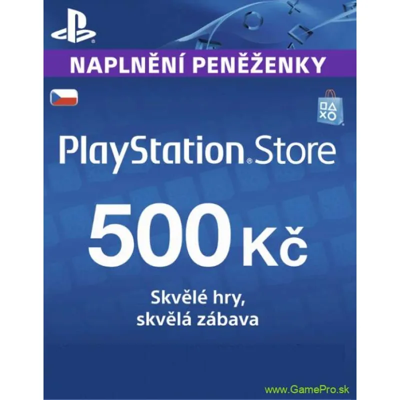 PlayStation Network Card 500 Kč (PSN Card)