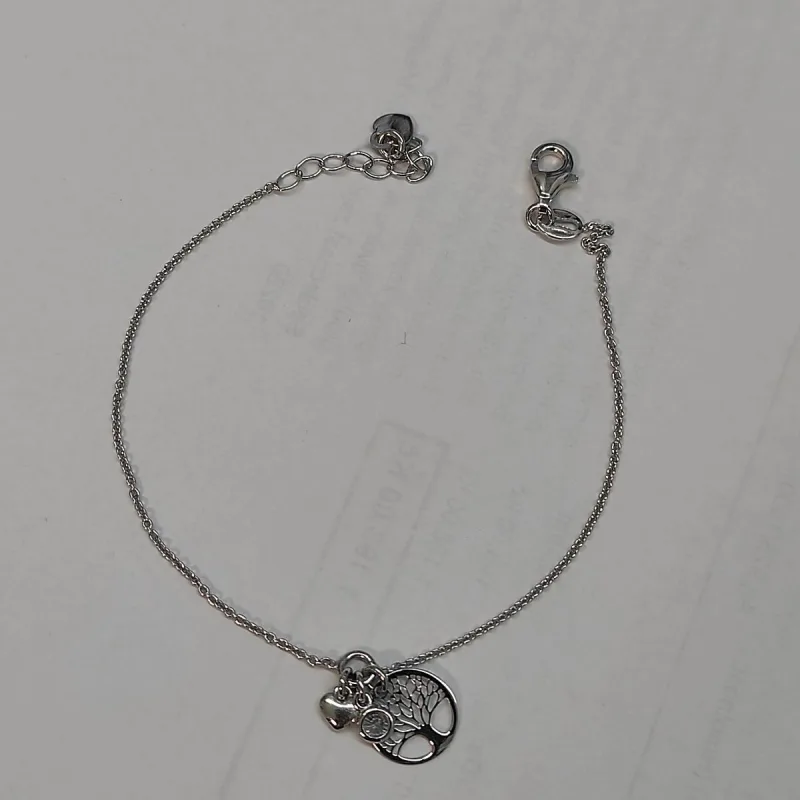 nár jemný se třemi přívěsky dĺžka náramku 17+3cm