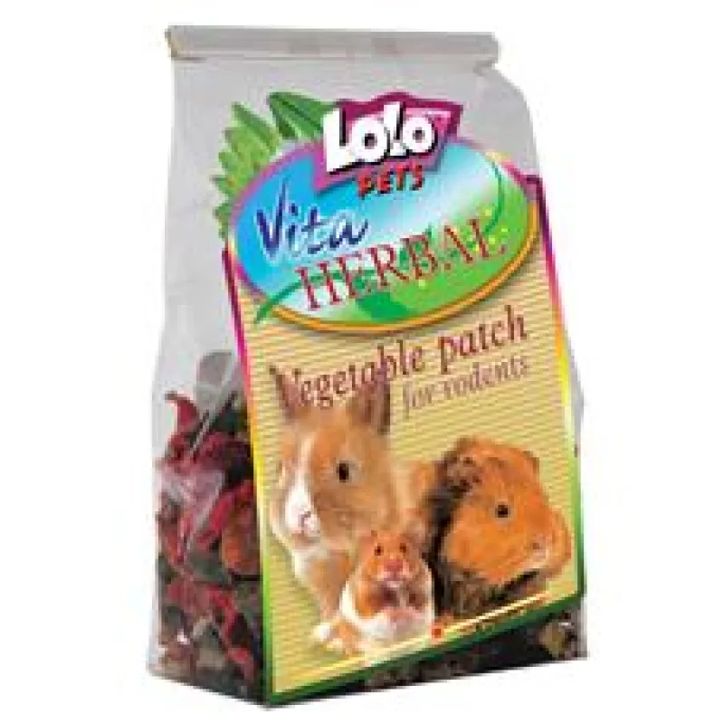 LOLOPets BLOOMY zeleninové chipsy pro hlodavce 100g