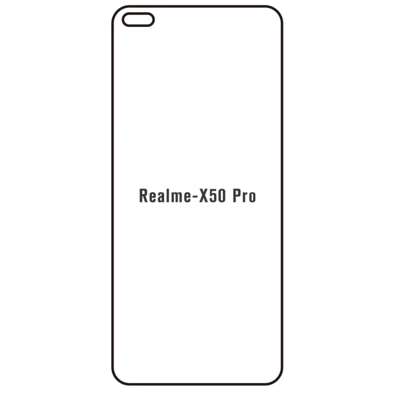 Sunshine Realme X50 Pro 5G Predná Hydrogél ochranná fólia Strih: Predná 1, Typ fólie: Anti-Spy (Privacy)