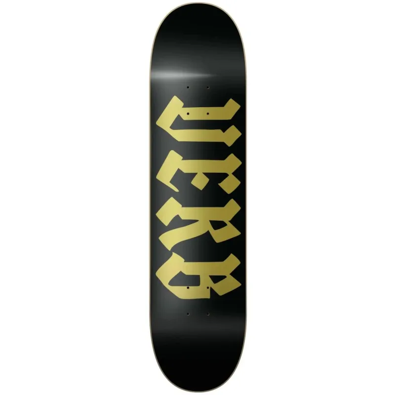 Verb Calligraphy Skate Doska (8.25"|Gold)