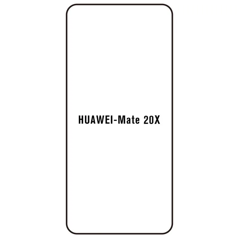 Sunshine Huawei Mate 20 X Predná Hydrogél ochranná fólia Strih: Predná 2, Typ fólie: Proti modrému svetlu