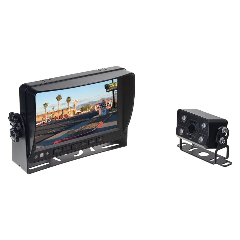 AHD set monitor 7" s 2 x 4PIN vstup, DVR, kamera, 15m kabel, CZ menu sv77AHDDVR