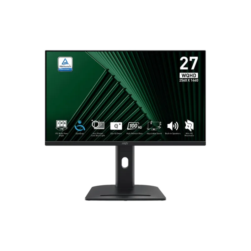 MSI Pro/MP275QPG/27"/IPS/QHD/100Hz/1ms/Black/2R PRO MP275QPG