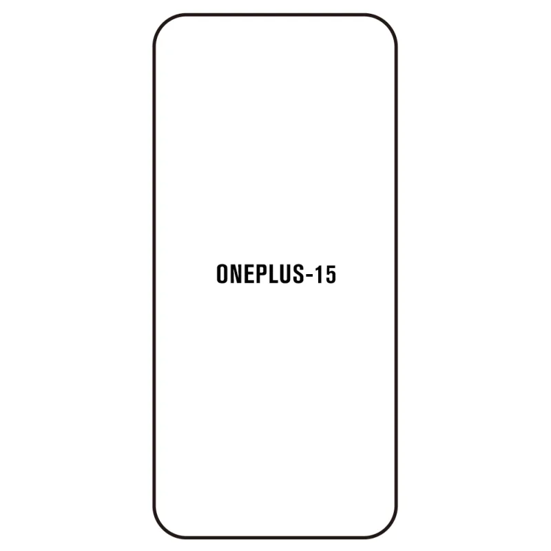 Sunshine OnePlus 15 Predná Hydrogél ochranná fólia Strih: Predná 1, Typ fólie: Číra
